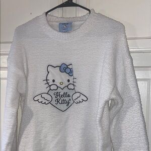 Hello Kitty White Fleece Sweater